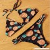 Lisin Bikini Bathing Suit Set,High Neck Halter Bikini Set Pineapple Swimsuit Backless Bikini Brazilian Swimwear Black B079QYBLZ7